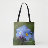 Vergiss mich nicht für immer und immer tasche (Vorderseite)