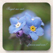 Vergiss mich nicht für immer und immer Untersetzer (Vorderseite)