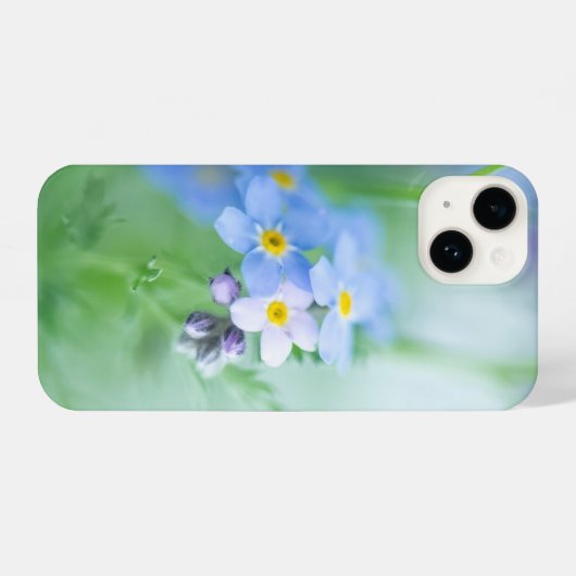 Vergiss mich nicht, Garden Blume Blumen iPhone Hülle (Rückseite (Horizontal))