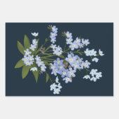 Vergiss mich nicht geschenkpapier set (Vorderseite 2)