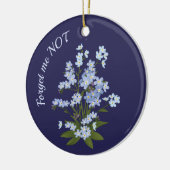 Vergiss mich nicht keramik ornament (Links)