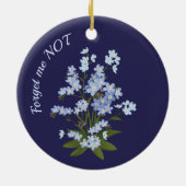 Vergiss mich nicht keramik ornament (Hinten)