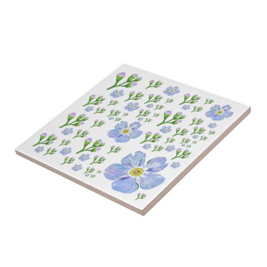 Vergiss mich nicht Keramik Tile Fliese (Seite)