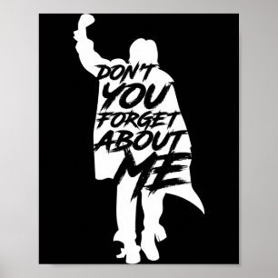 Vergiss mich nicht Langarmshirt Poster