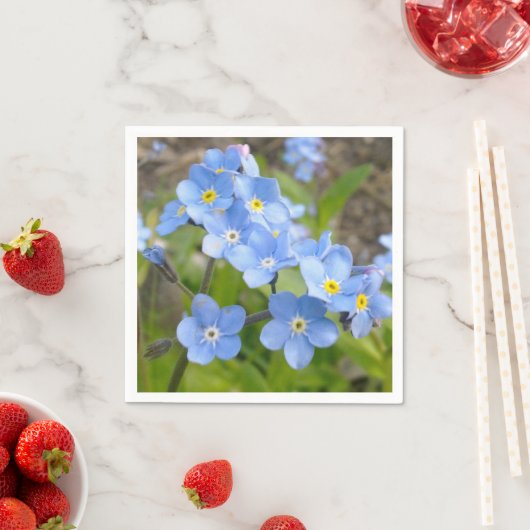 Vergiss mich nicht Napkin Serviette (Beispiel)