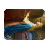 "Vergiss mich nicht" (Öl auf Leinwand) Magnet (Horizontal)