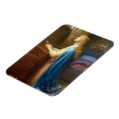 "Vergiss mich nicht" (Öl auf Leinwand) Magnet (Linke Seite)