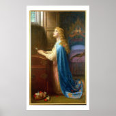 "Vergiss mich nicht" (Öl auf Leinwand) Poster (Vorne)