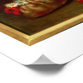 "Vergiss mich nicht" (Öl auf Leinwand) Poster (Ecke)