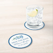 Vergiss mich nicht runder pappuntersetzer (Vor Ort)