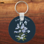 Vergiss mich nicht schlüsselanhänger (Vorderseite)