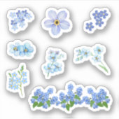 Vergiss mich nicht Sticker (Vorderseite)