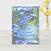 Vergiss mich nicht Sympathie Card Karte (Gelbe Blume)