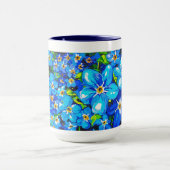 "Vergiss mich nicht" Tasse (Zentrum)