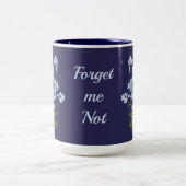 Vergiss mich nicht zweifarbige tasse (Mittel)