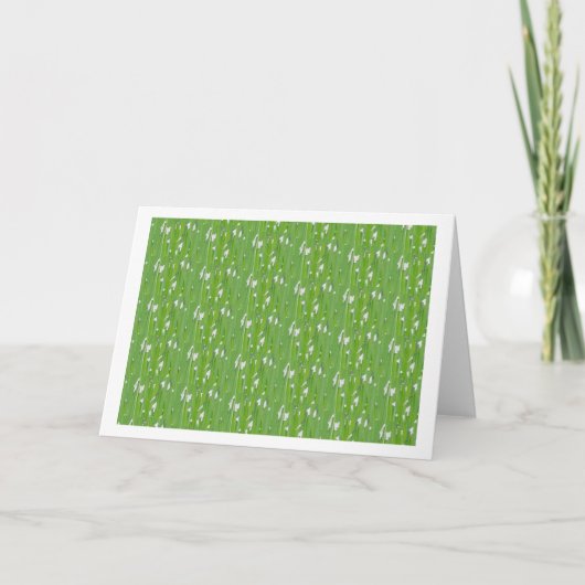 Vergiss mich Nots Karte (Vorderseite)