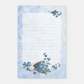 Vergiss mich Nots Post-it Klebezettel (Vorderseite)