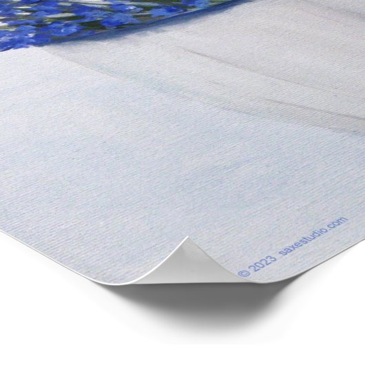 Vergiss mich Nots Poster (Ecke)