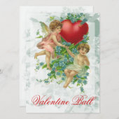 Vergiss mir den Knoten Valentine Einladung (Vorne/Hinten)