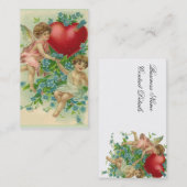 Vergiss mir den Knoten Valentine Visitenkarte (Vorne/Hinten)