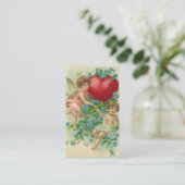 Vergiss mir den Knoten Valentine Visitenkarte (Stehend Vorderseite)