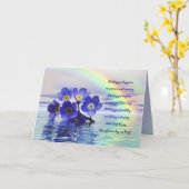 Vergiss mir die Nasen Karte (Gelbe Blume)