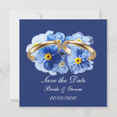 Vergiss mir Noten, Save the Date Karte (Vorderseite)