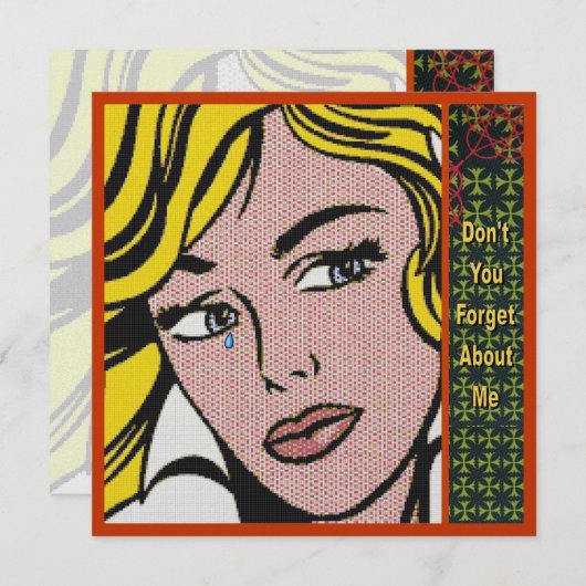 Vergiss nicht 1 Einladung (Vorne/Hinten)