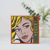 Vergiss nicht 1 Einladung (Stehend Vorderseite)