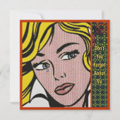 Vergiss nicht 1 Einladung (Vorderseite)