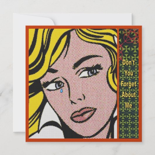 Vergiss nicht 1 Einladung (Vorderseite)