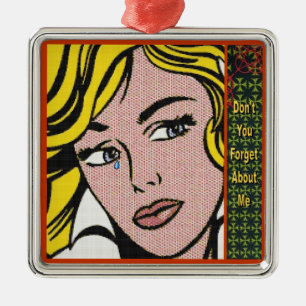 Vergiss nicht 1 ornament aus metall