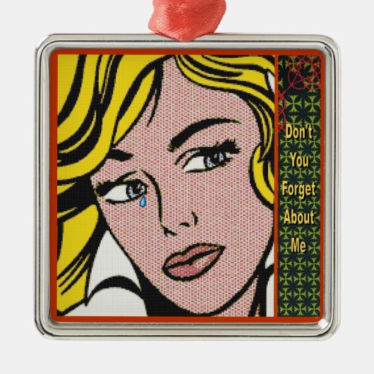 Vergiss nicht 1 ornament aus metall (Vorne)