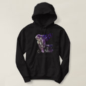 Vergiss nicht Alzheimer-Bewusstsein Hoodie (Design vorne)