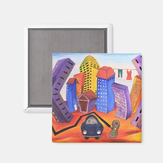 Vergiss nicht das Wash Magnet (Vorderseite/Rückseite)