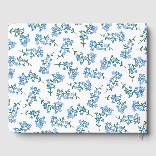 Vergiss nicht, dass ich kein Blumenmuster habe Gästebuch (Rückseite)