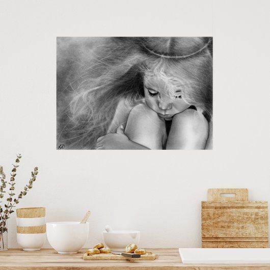 Vergiss nicht, dass ich kein Engel Print/Poster an Poster (Küche)