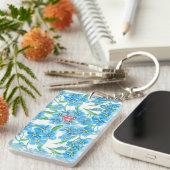 Vergiss nicht, dass ich kein nahtloses Blumenmuste Schlüsselanhänger (Vorderseite rechts)