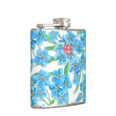 Vergiss nicht, dass ich kein nahtloses Muster habe Flachmann (Rechts)