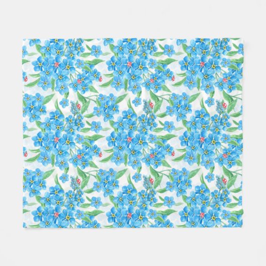 Vergiss nicht, dass ich kein nahtloses Muster habe Fleecedecke (Vorderseite (Horizontal))