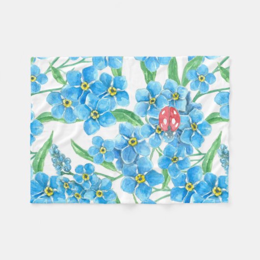 Vergiss nicht, dass ich kein nahtloses Muster habe Fleecedecke (Vorderseite (Horizontal))