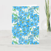 Vergiss nicht, dass ich kein nahtloses Muster habe Karte (Vorderseite)