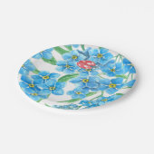 Vergiss nicht, dass ich kein nahtloses Muster habe Pappteller (Schrägansicht)