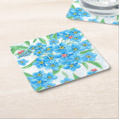 Vergiss nicht, dass ich kein nahtloses Muster habe Rechteckiger Pappuntersetzer (angewinkelt)