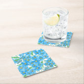 Vergiss nicht, dass ich kein nahtloses Muster habe Rechteckiger Pappuntersetzer (Vor Ort)