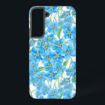Vergiss nicht, dass ich kein nahtloses Muster habe Samsung Galaxy Hülle<br><div class="desc">Wasserfarben nahtlose Muster-Design mit vergessen,  mich nicht Blume.</div>