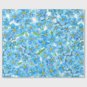 Vergiss nicht, dass ich keine Aquarellfarbe habe Geschenkpapier (Flach)