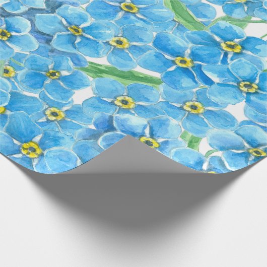 Vergiss nicht, dass ich keine Aquarellfarbe habe Geschenkpapier (Ecke)