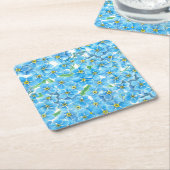 Vergiss nicht, dass ich keine Aquarellfarbe habe Rechteckiger Pappuntersetzer (angewinkelt)