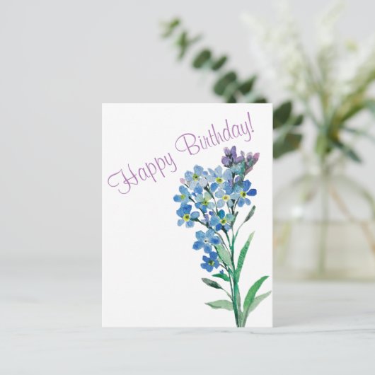 Vergiss nicht, dass ich keine Postkarte habe (Stehend Vorderseite)